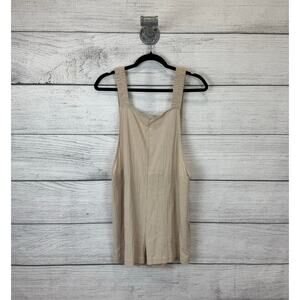 Entro Cream Sleeveless Romper